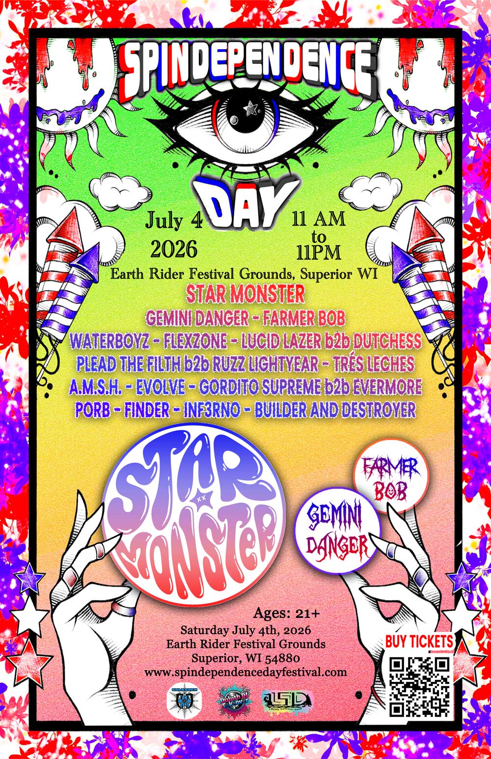 Spindependence Day Festival 2026 Flyer